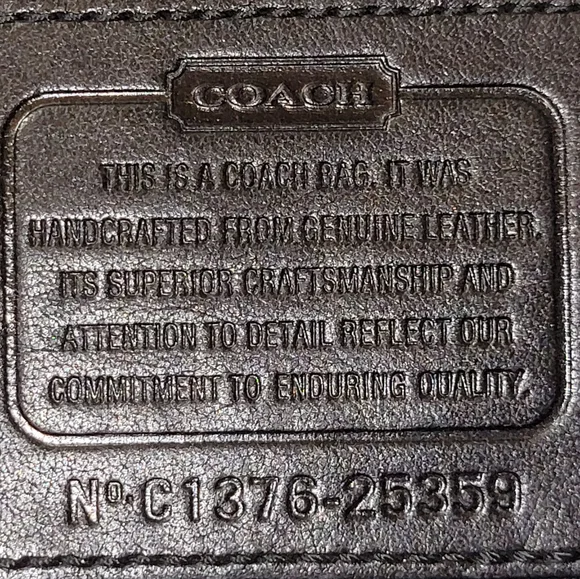 Coach handbag Leather, Black - Vintage Retail - Picture 6 of 15